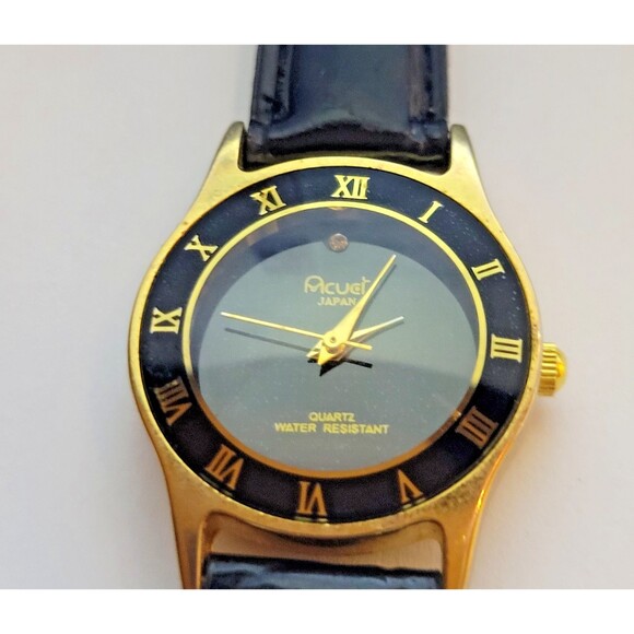 Vintage ACUET His & Hers Watch Set - UNWORN Japan Movt - Gold Tone Pair main image 5